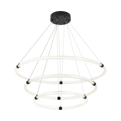 Inkara 39.5" 3-Light Chandelier in Matte Black