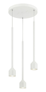 Lumenagio 3-Light Pendant in White