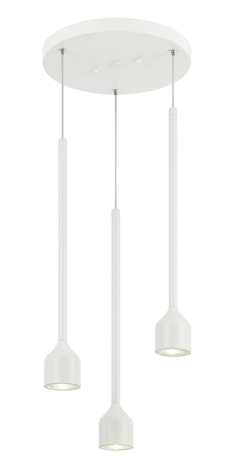 Lumenagio 3-Light Pendant in White