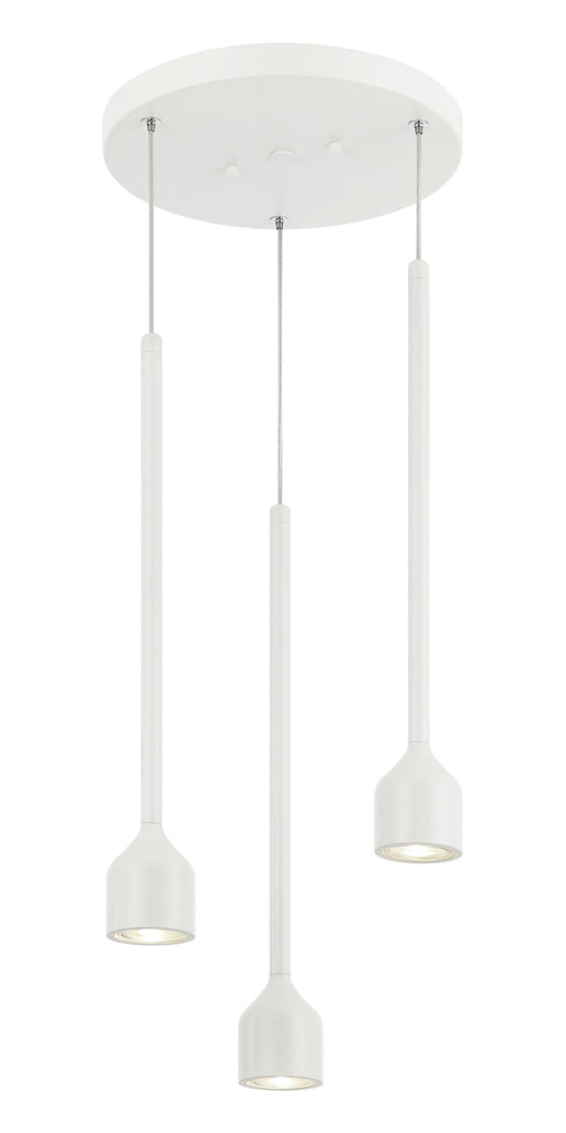 Lumenagio 3-Light Pendant in White