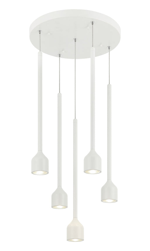 Lumenagio 5-Light Pendant in White