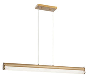 Junction 32.5" Linear Pendant in Aged Gold Brass
