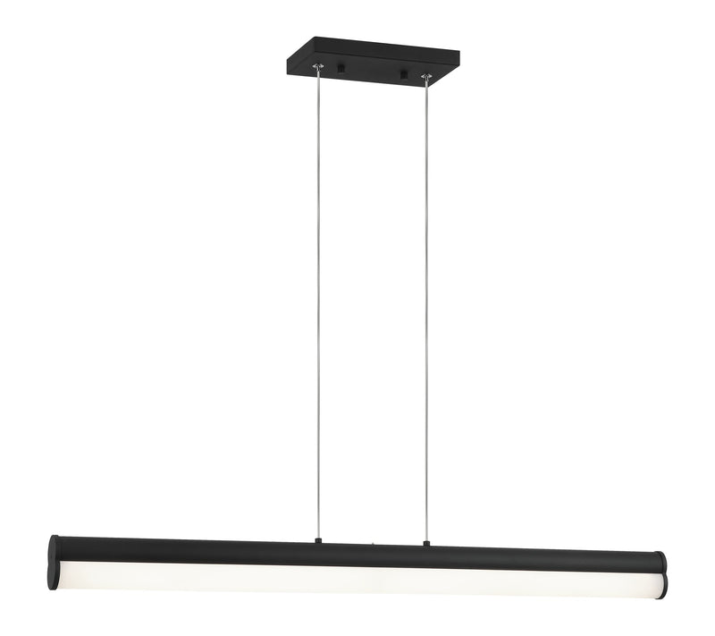 Junction 32.5" Linear Pendant in Matte Black