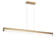Junction 41.5" Linear Pendant in Aged Gold Brass