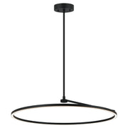 The Trundle 31.5" LED Pendant in Matte Black