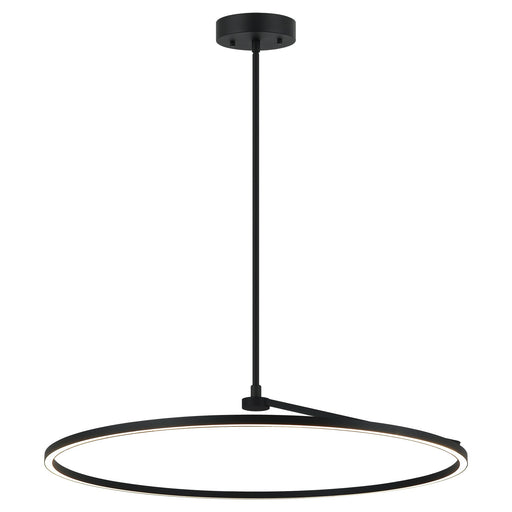 The Trundle 31.5" LED Pendant in Matte Black
