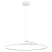 The Trundle 31.5" LED Pendant in White