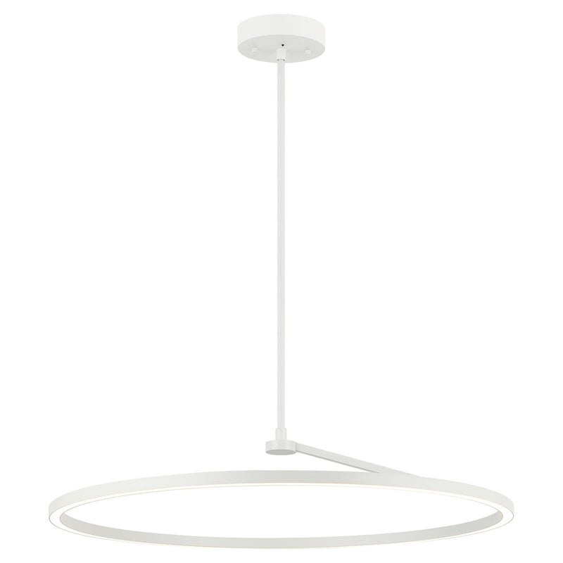 The Trundle 31.5" LED Pendant in White
