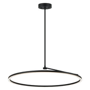 The Trundle 39.5" LED Pendant in Matte Black