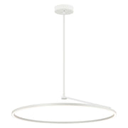 The Trundle 39.5" LED Pendant in White