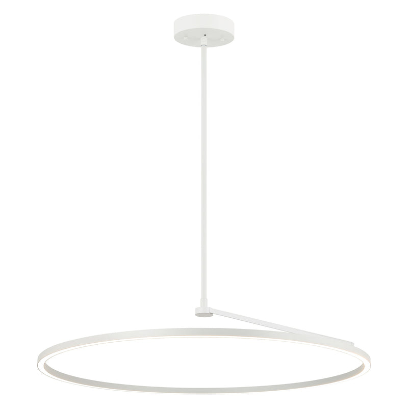 The Trundle 39.5" LED Pendant in White