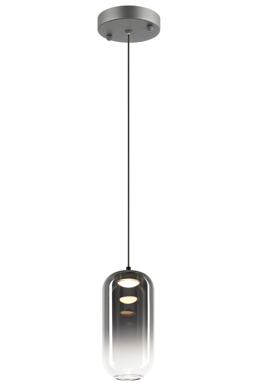 Refrax 4" LED Mini Pendant in Matte Black
