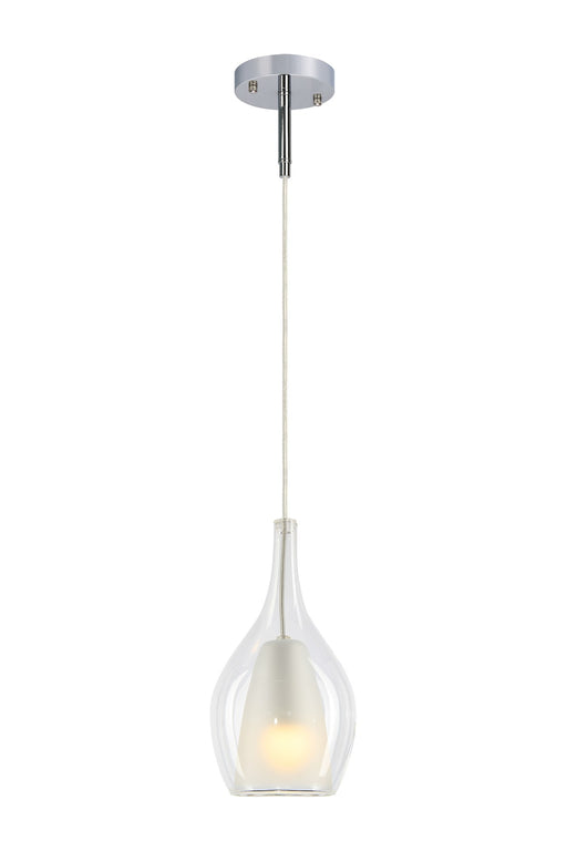 Jericho 6" Mini Pendant in Chrome