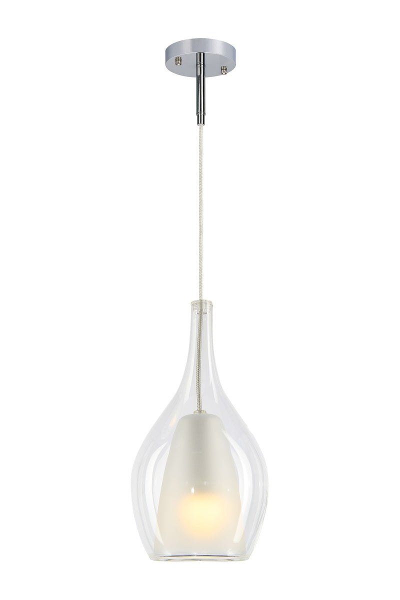 Jericho 8" Mini Pendant in Chrome