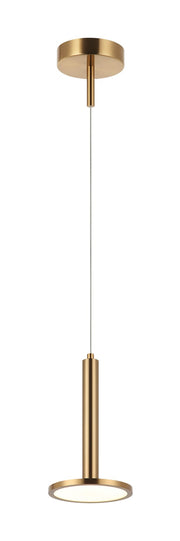 Extraterrestrial Mini Pendant in Aged Gold Brass