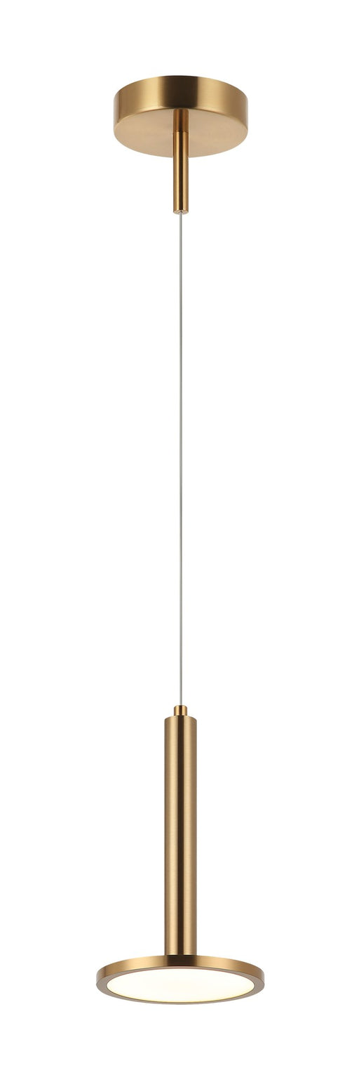 Extraterrestrial Mini Pendant in Aged Gold Brass