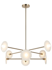 Monument 8-Light Chandelier in Champagne Gold