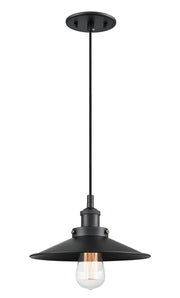 Bulstrode's Workshop 10" Pendant in Black / Black