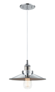 Bulstrode's Workshop 10" Pendant in Chrome / Chrome