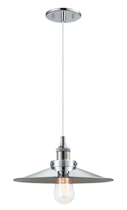Bulstrode's Workshop 12" Pendant in Chrome / Chrome