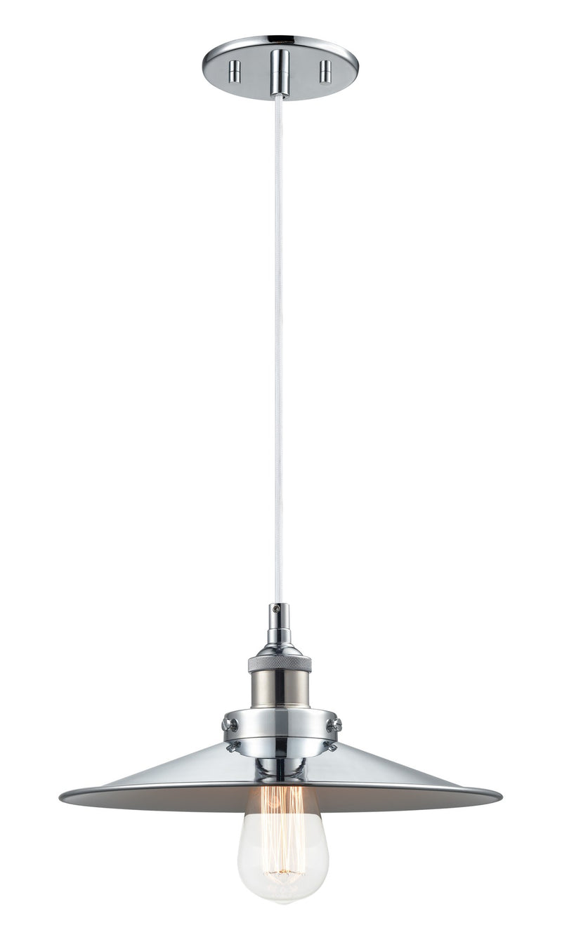 Bulstrode's Workshop 12" Pendant in Chrome / Chrome