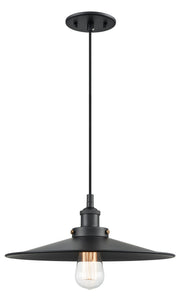 Bulstrode's Workshop 14" Pendant in Black / Black