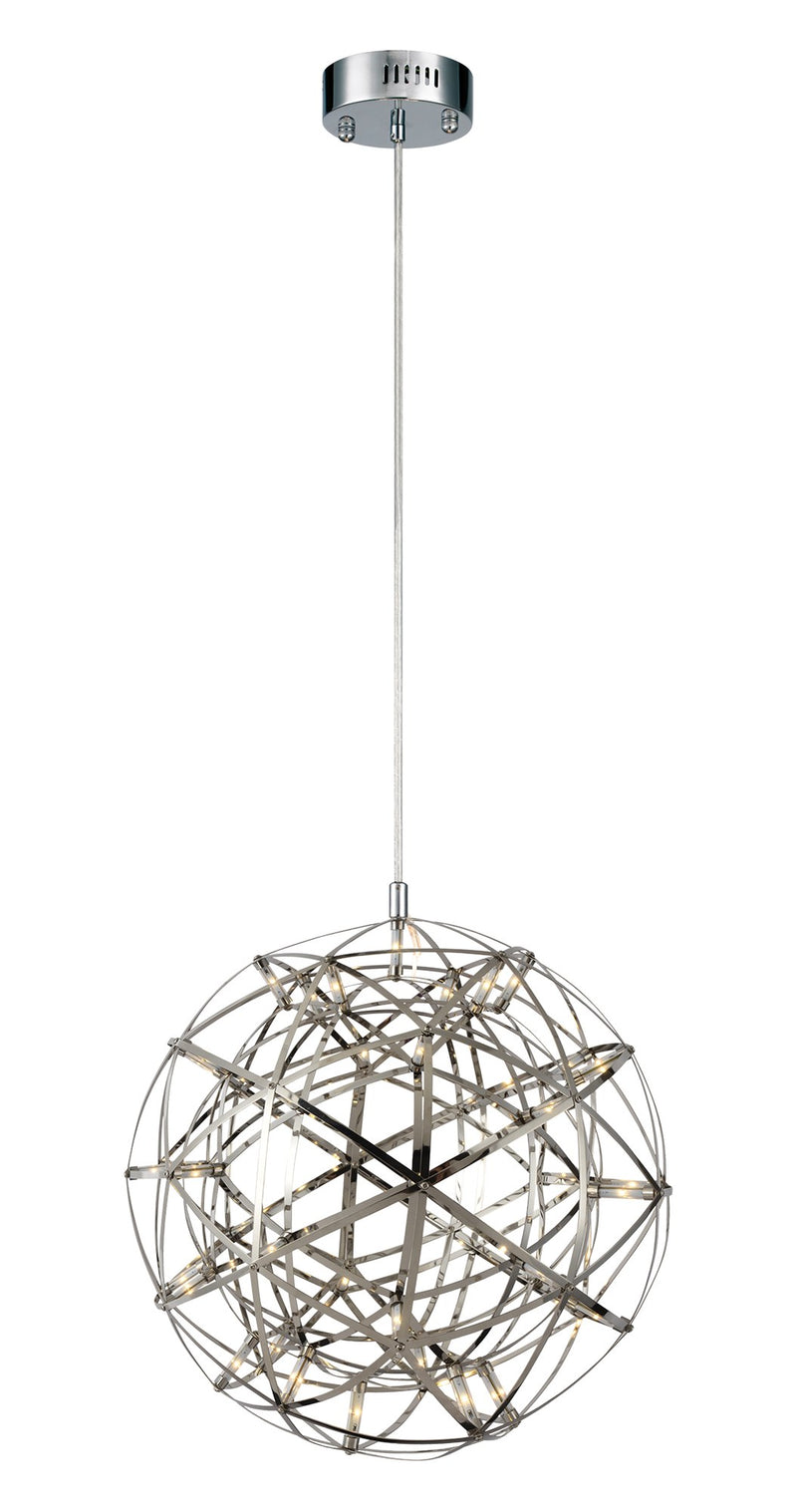 Manhattan Series 16" LED Pendant in Chrome