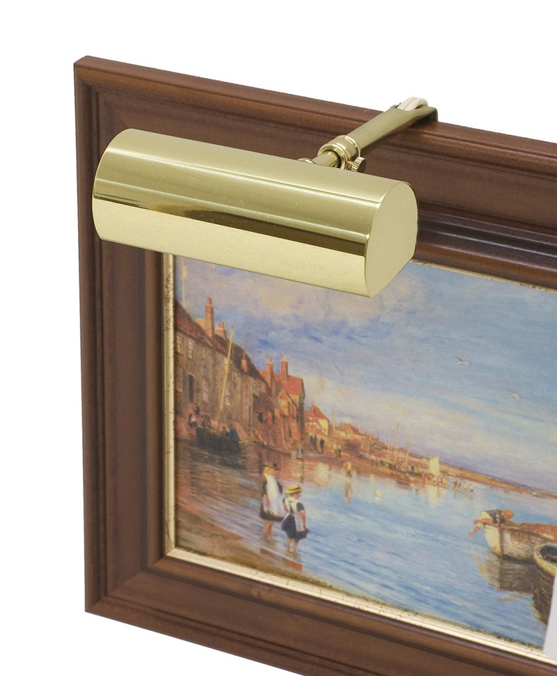 Classic Contemporary 5" Plug-In Picture Light in Polished Brass