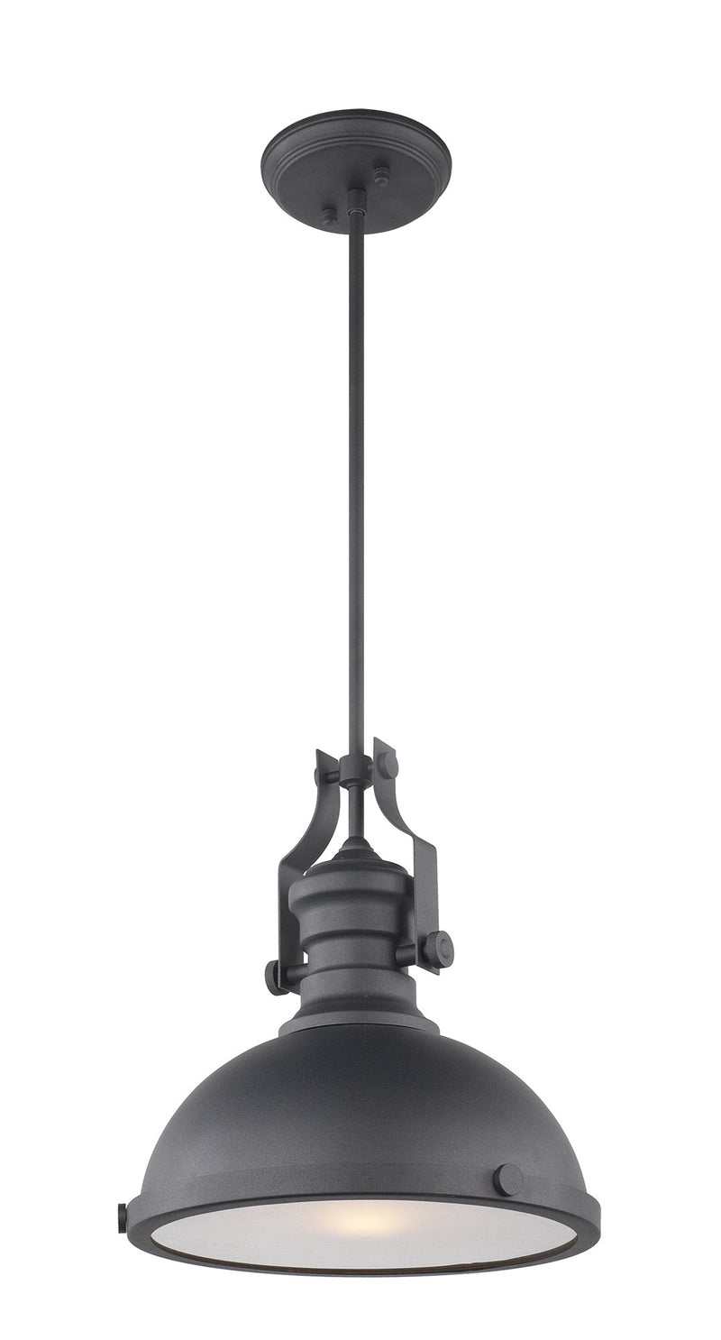 Cresswell Series 13" Pendant in Matte Black