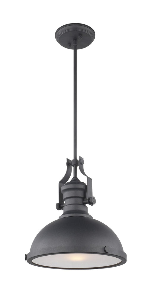 Cresswell Series 13" Pendant in Matte Black