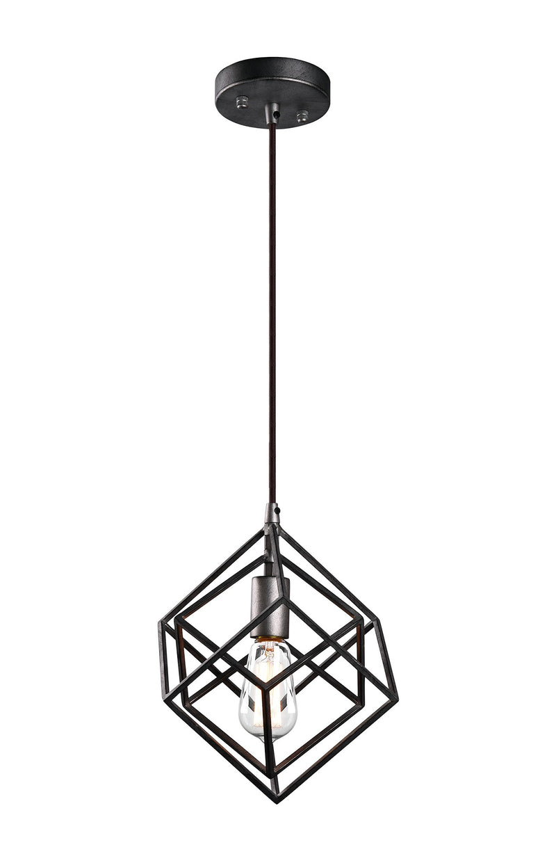Geometry Series 10.5" Pendant in Rusty Black