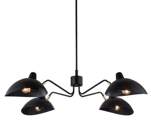 Droid 42" 4-Light Chandelier in Bronze