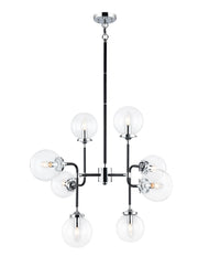 Particles 8-Light Chandelier in Chrome