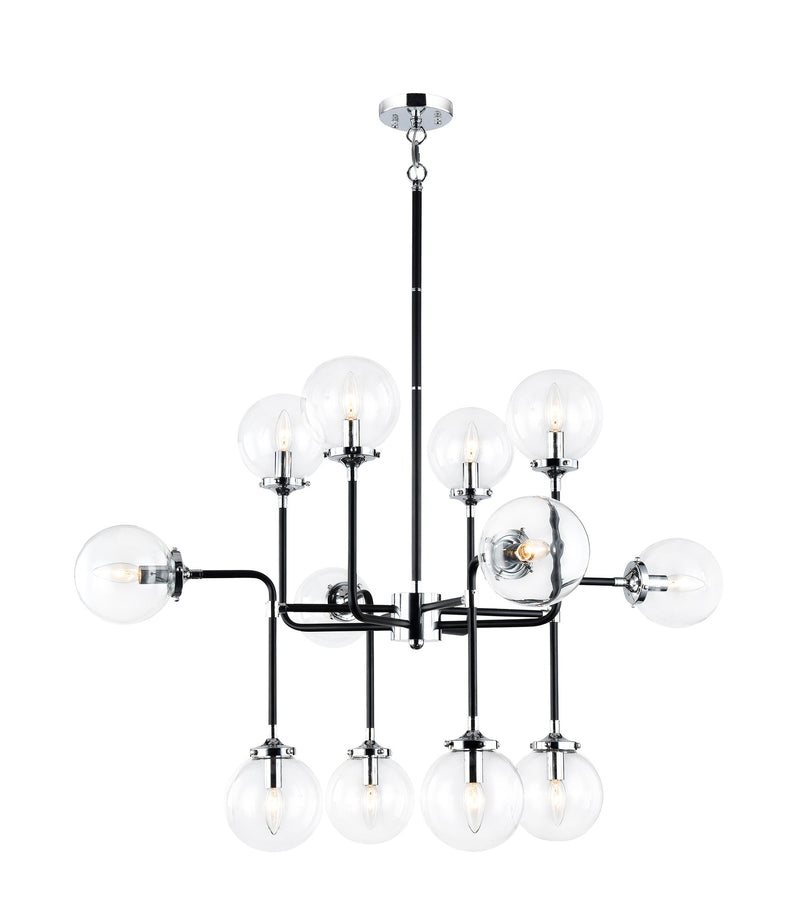 Particles 12-Light Chandelier in Chrome
