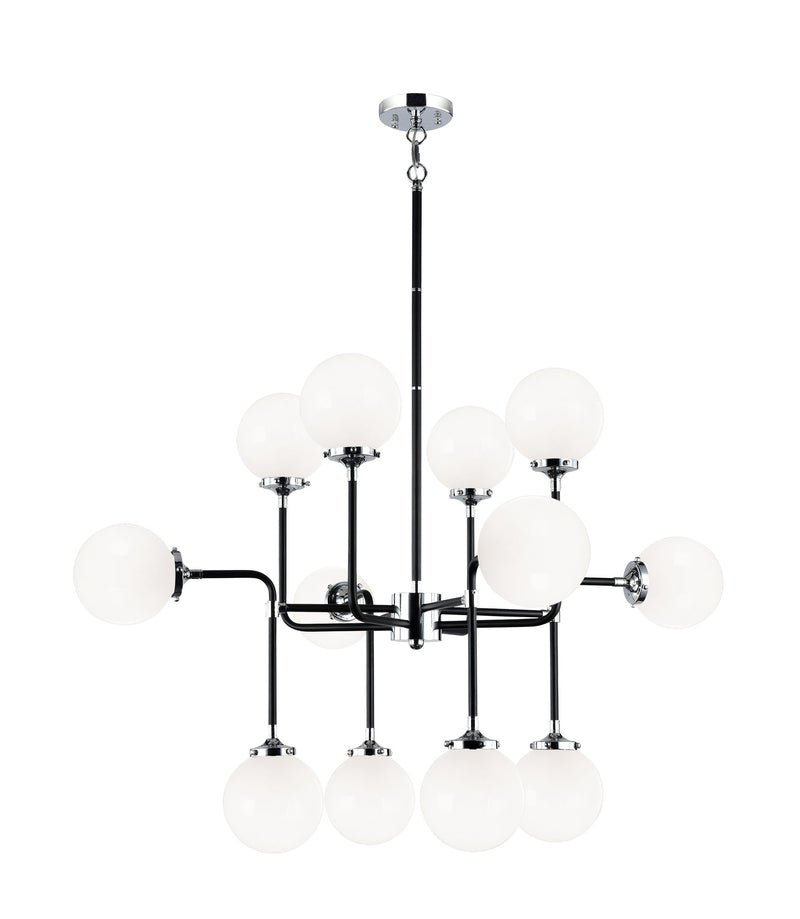 Particles 12-Light Chandelier in Chrome