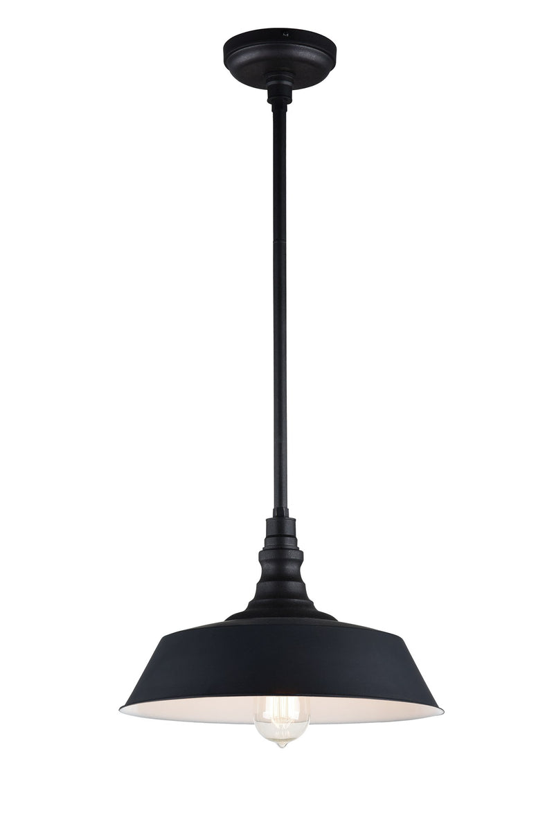 Scacchi 14" Pendant in Dark Grey
