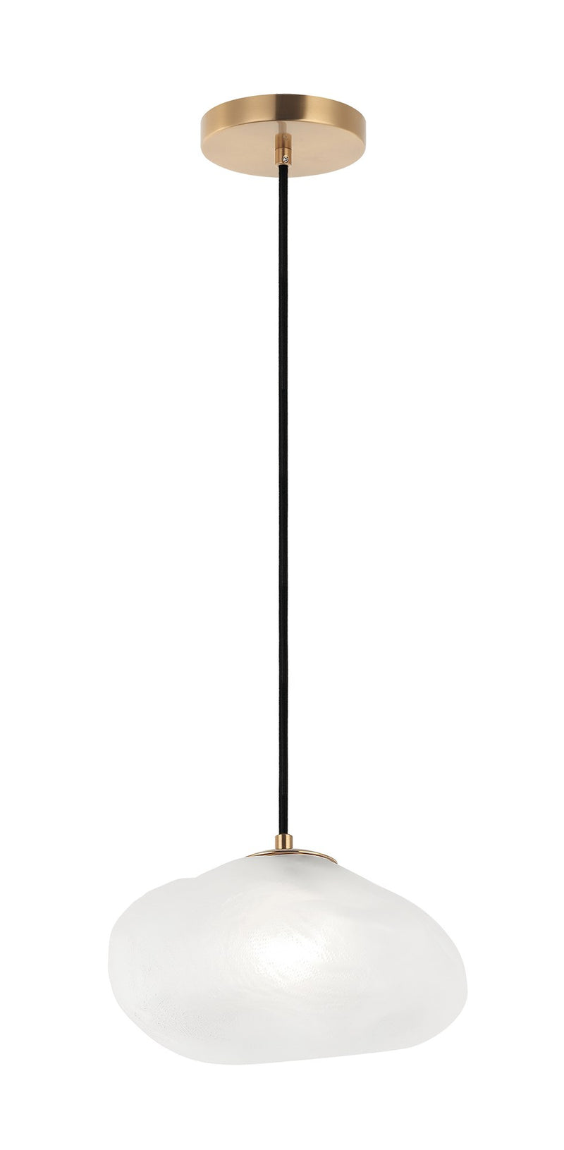 Melo 12" Pendant in Aged Gold Brass