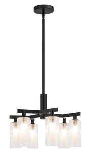 Kristof 6-Light Chandelier in Black