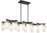 Kristof 12-Light Chandelier in Black