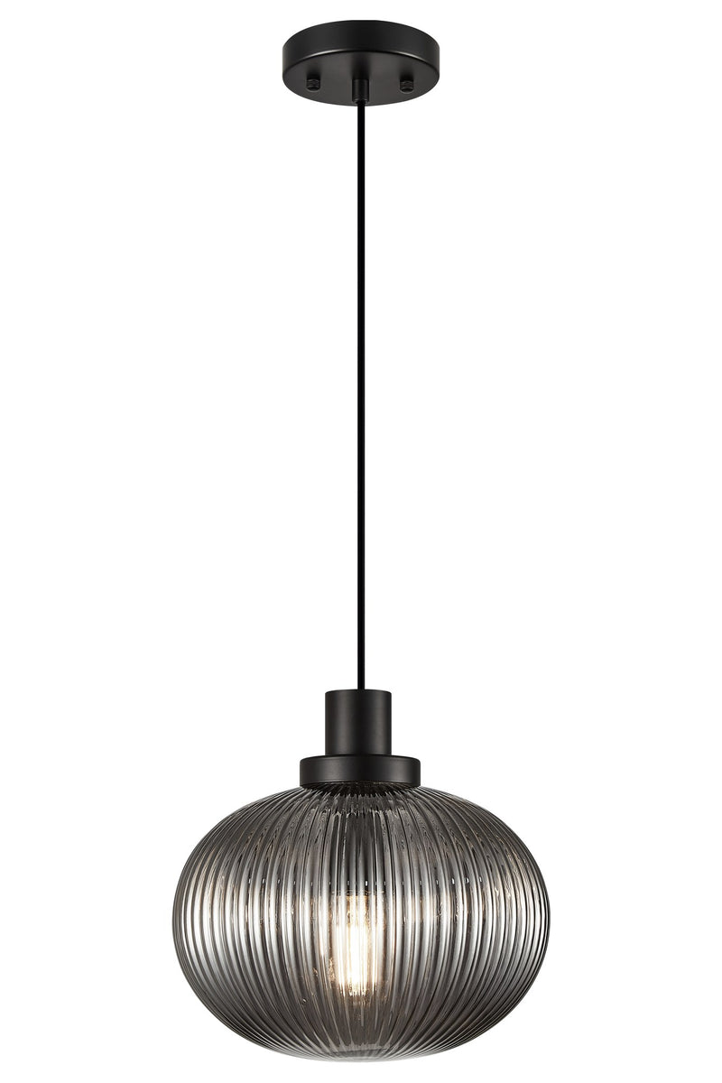Charismo 11" Globe Pendant in Black