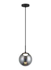 Boble 8" Pendant in Matte Black