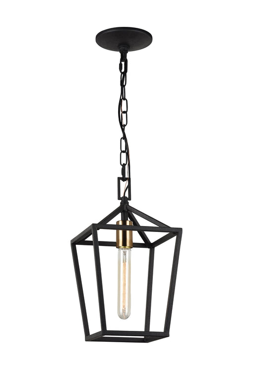 Scatola Pendant in Rusty Black
