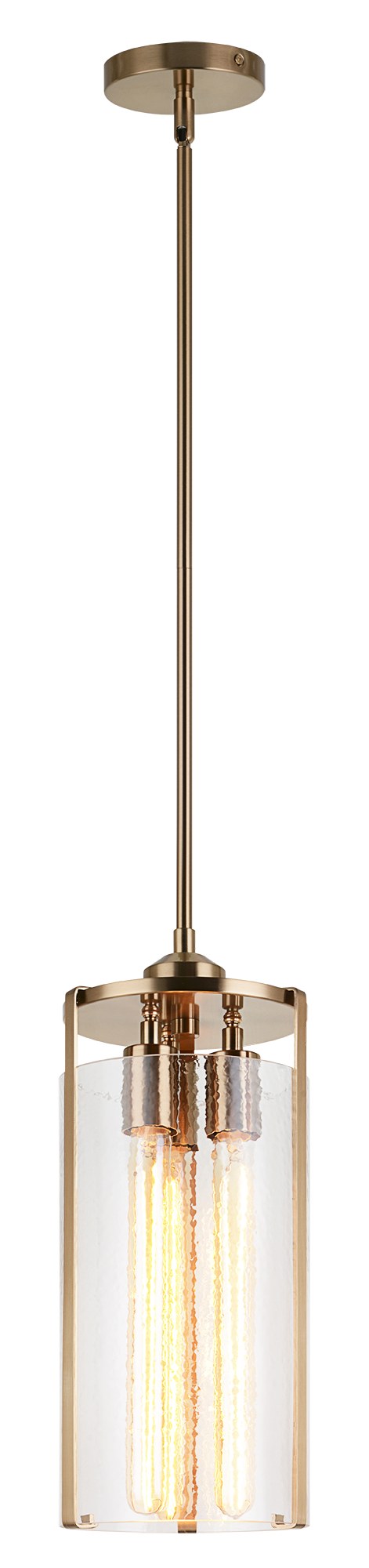 Bayou 3-Light Pendant in Aged Gold Brass