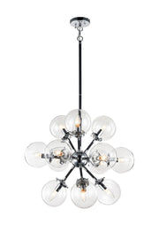 Soleil 12-Light Chandelier in Chrome