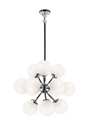 Soleil 12-Light Chandelier in Chrome
