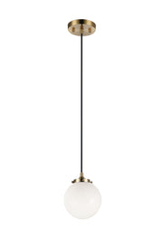 The Bougie Mini Pendant in Aged Gold Brass