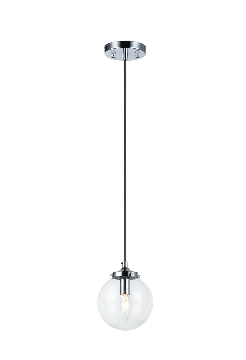 The Bougie Mini Pendant in Chrome