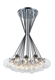 The Bougie 19-Light Pendant in Chrome