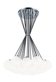 The Bougie 19-Light Pendant in Chrome
