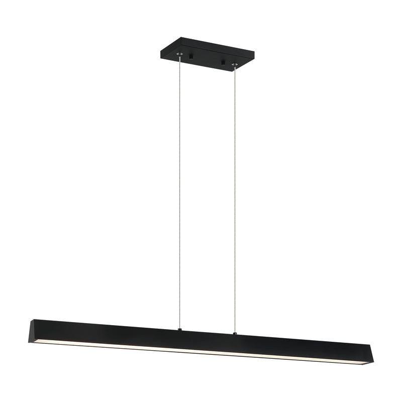 Isosceles 33" Linear Pendant in Matte Black